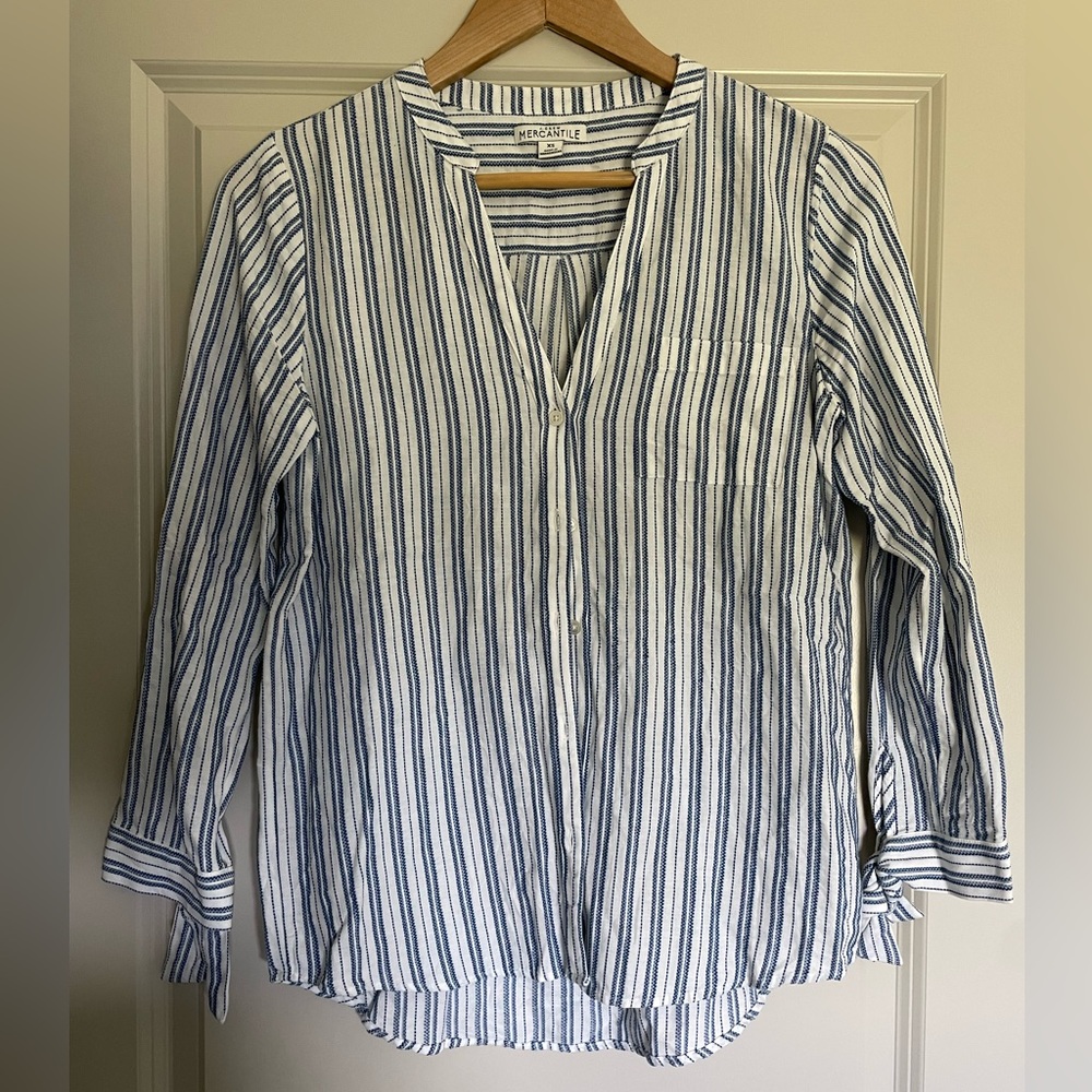 J.Crew Striped Blouse